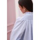 Scholl Blouse Periwinkle Ditsy with Blue Mist Hand Smocking Edition 63 Scholl Blouse Periwinkle Ditsy with Blue Mist Hand Smocking Edition 63